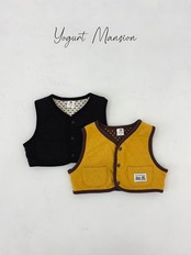 【取寄/韓国直送】Yogurt Mansion カラメルチョッキ｜秋服｜韓国子供服｜26/AT