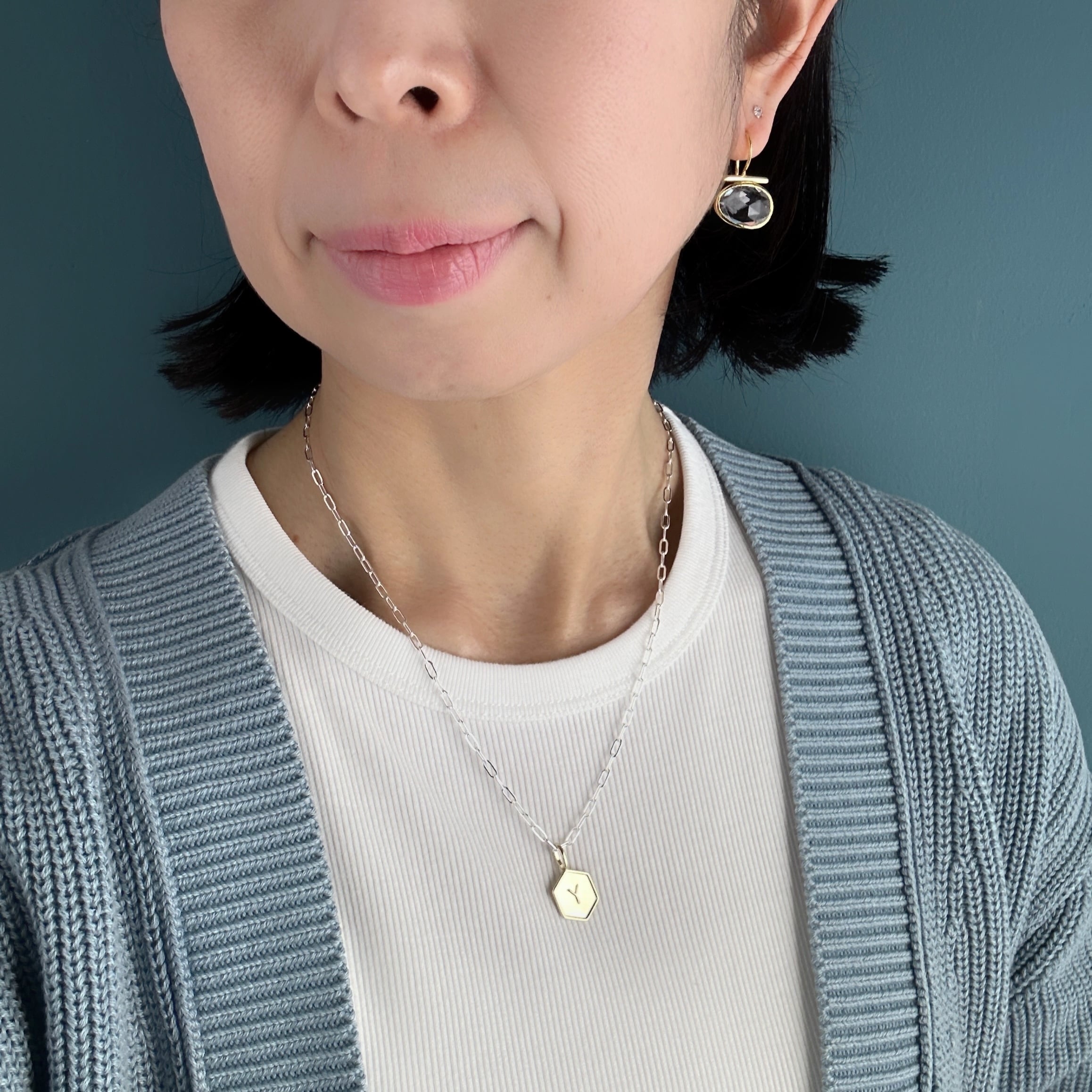 再入荷】 Gold Coating 横オーバル クリスタル フックピアス | 【公式