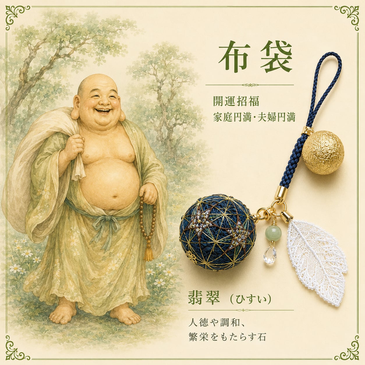 翡翠 七福神 布袋尊 布袋様 商売繁盛 金運UP 風水 不明 【公式通販】