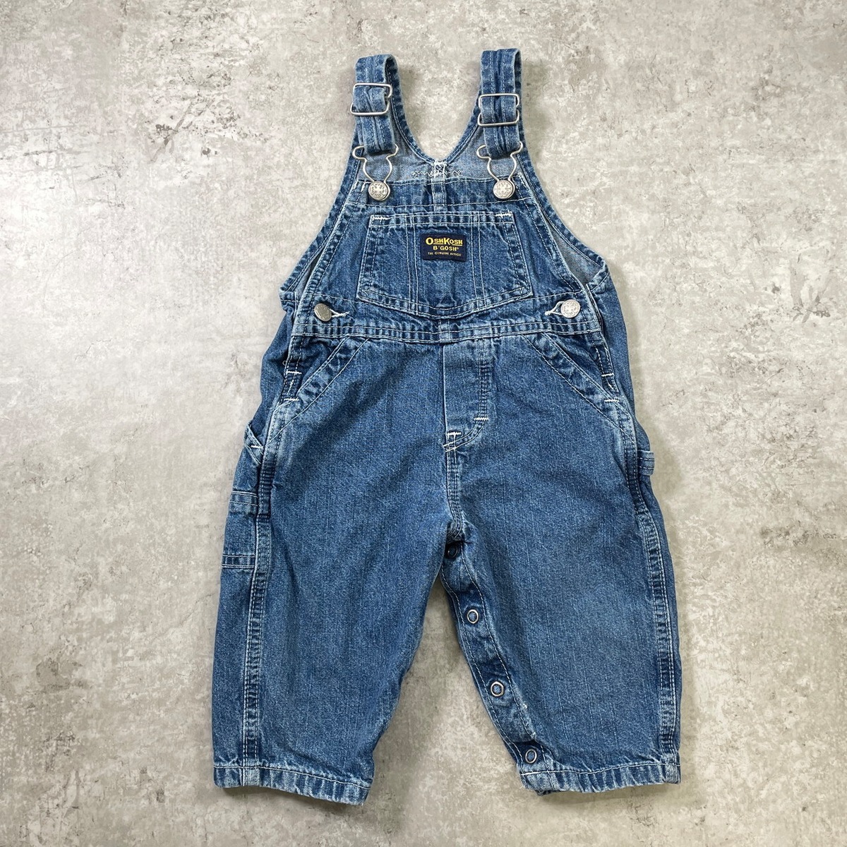 kids】90年代頃 USA製 OSHKOSH オシュコシュ デニム オーバーオール 