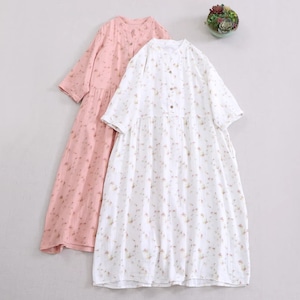 5色/小花柄コットンワンピース ・10447 5色/小花柄コットンワンピース ・10447