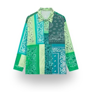 ペイズリーデザインシャツ