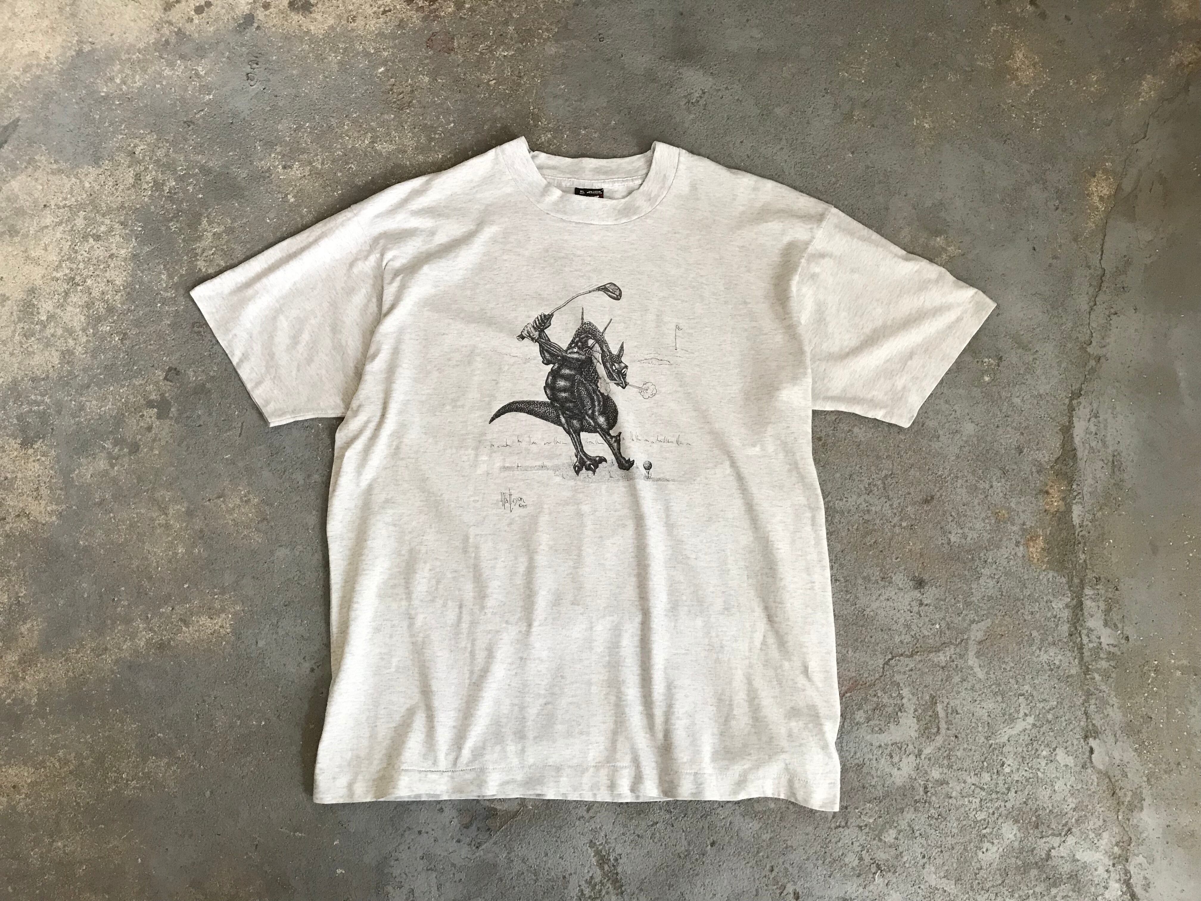 80s FRUIT OF THE ROOM "R.C.Matteson" T-shirt MADE IN USA