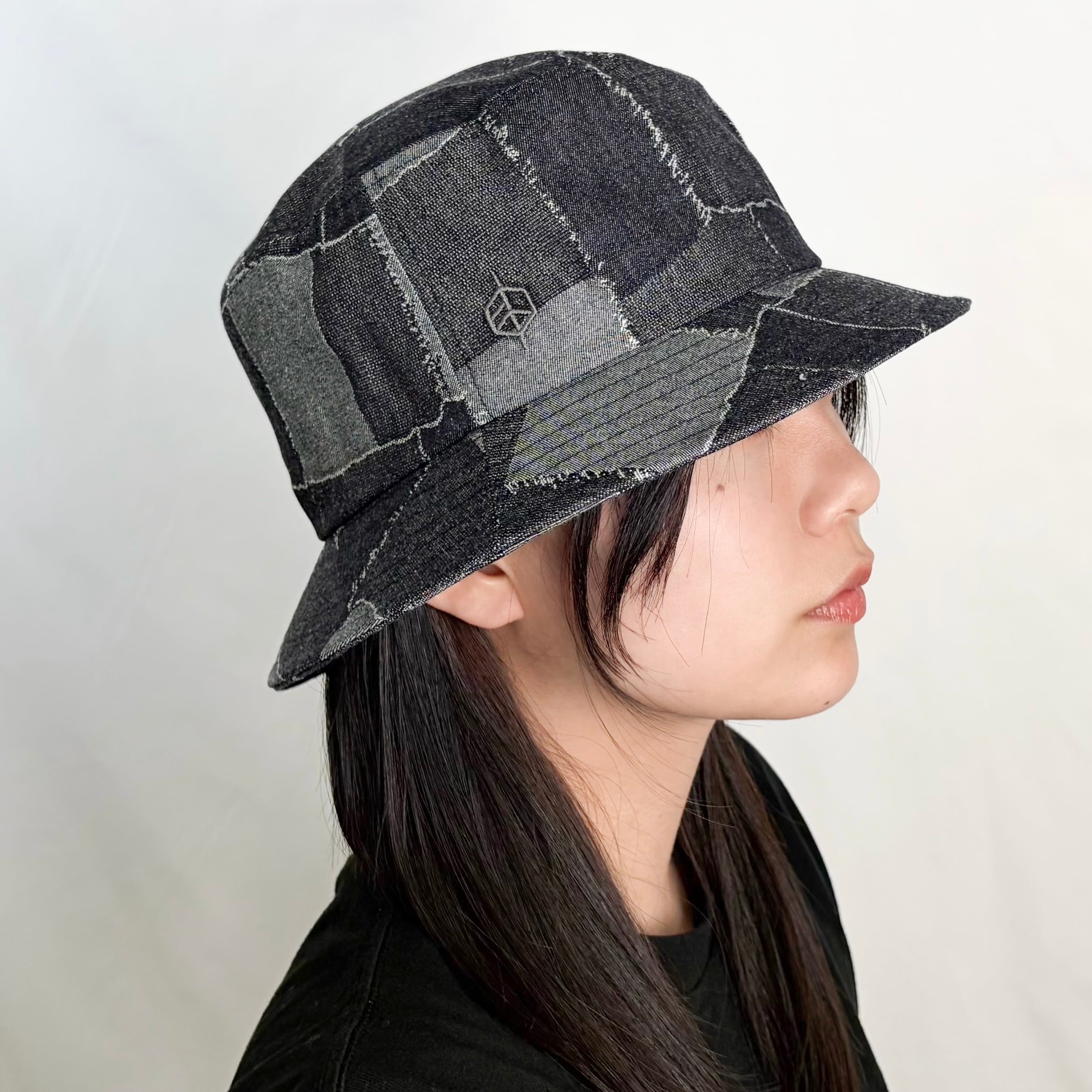 デニムバケットハット パッチワーク | EDGE OF LINE｜ONLINE STORE