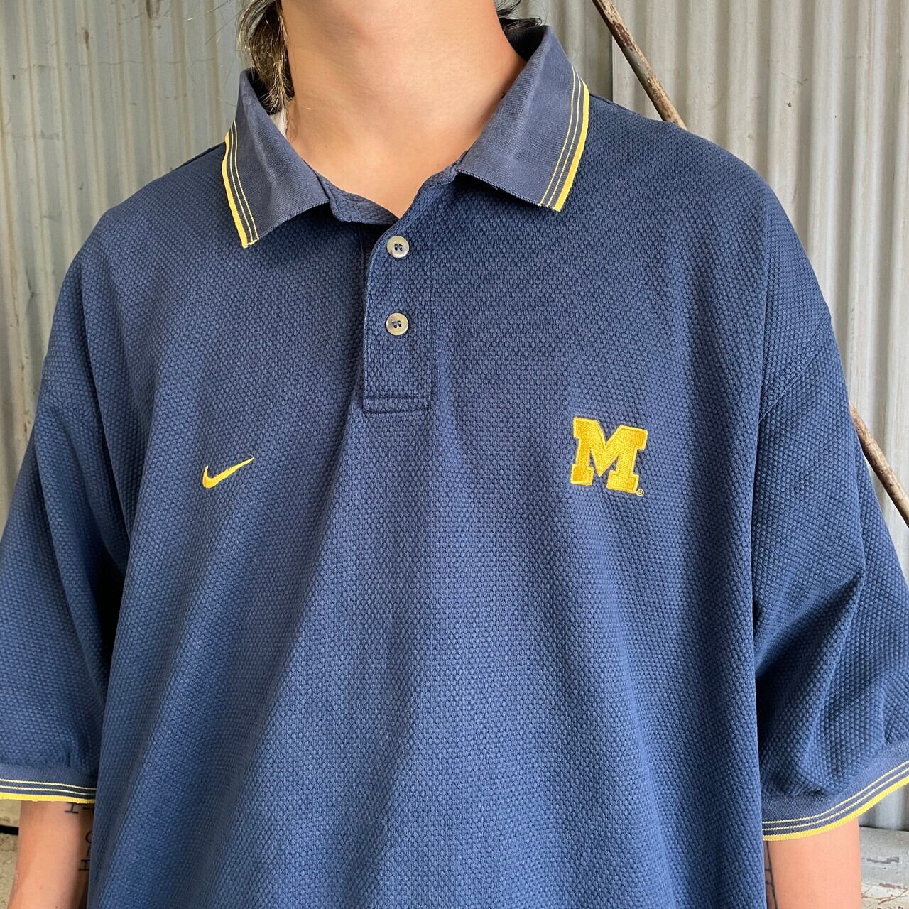 ビッグサイズ NIKE TEAM ナイキ ロゴ 刺繍 スウォッシュ 鹿の子