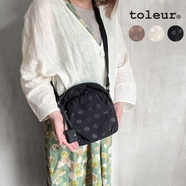 toleur(トーラ) ナイロンドットスクエアショルダー 11974