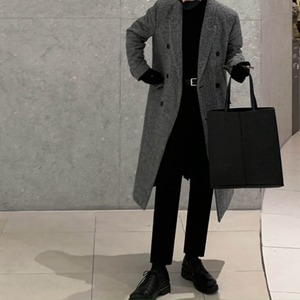 ヘリンボーンチェスターコート　MT0080008