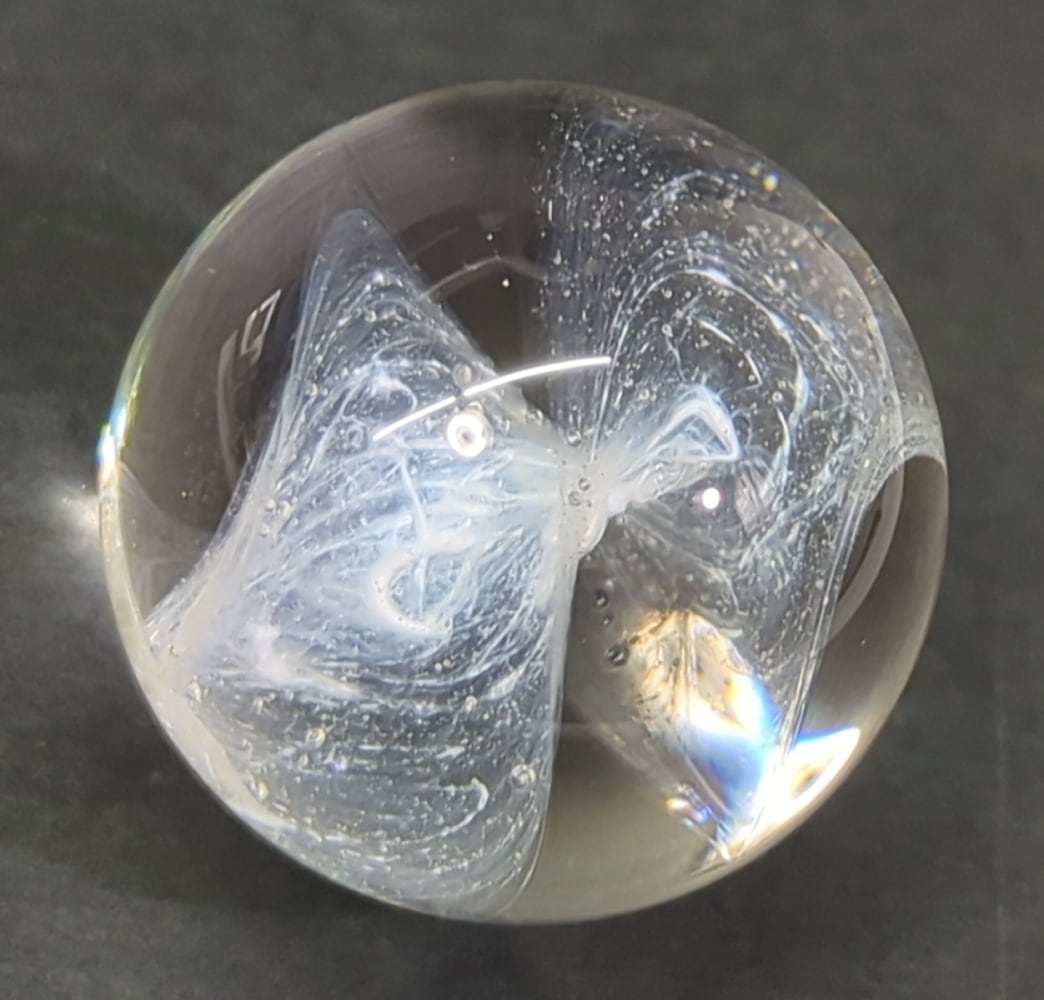 つながり」遺骨ガラスのガラス玉（M） | glass with