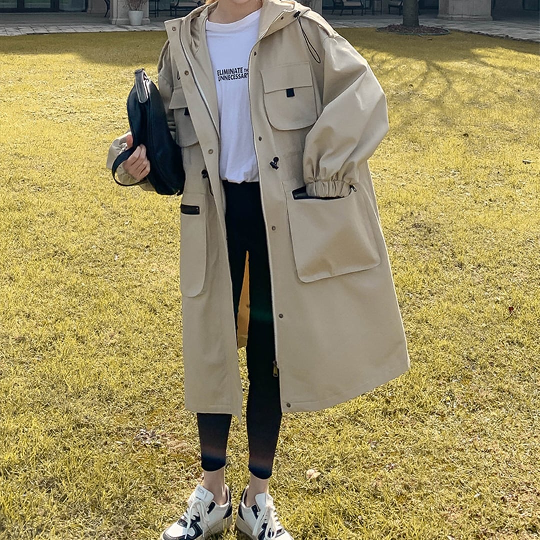 ロングコートウィンドブレーカー K0170