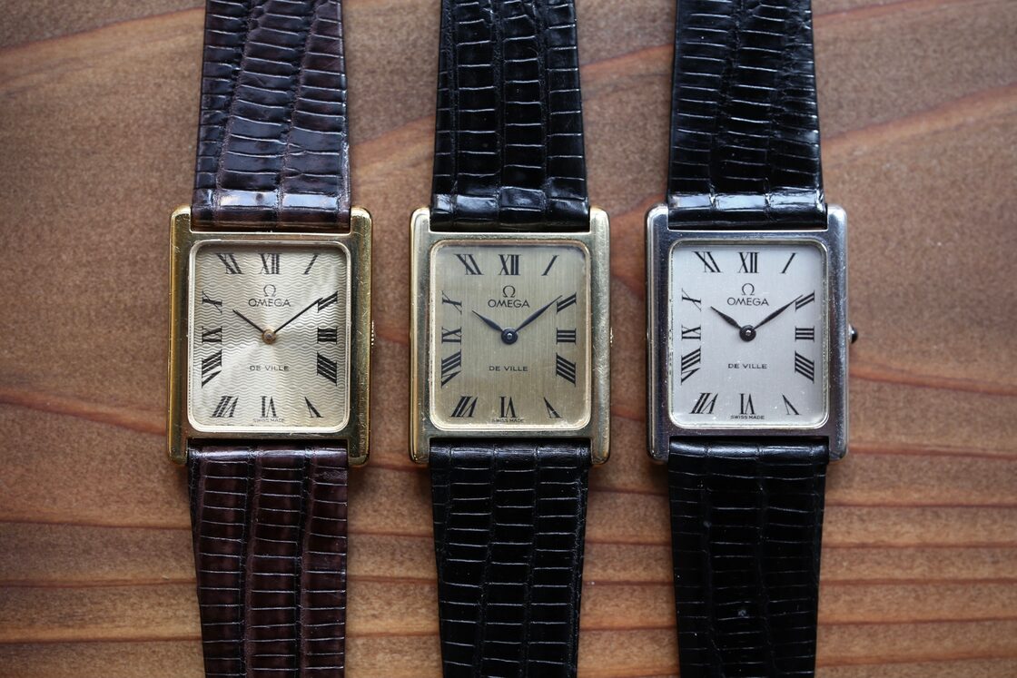 OMEGA オメガ DE VILLE デビル スクエア 511.0375 Cal.625 黒 ブラック  