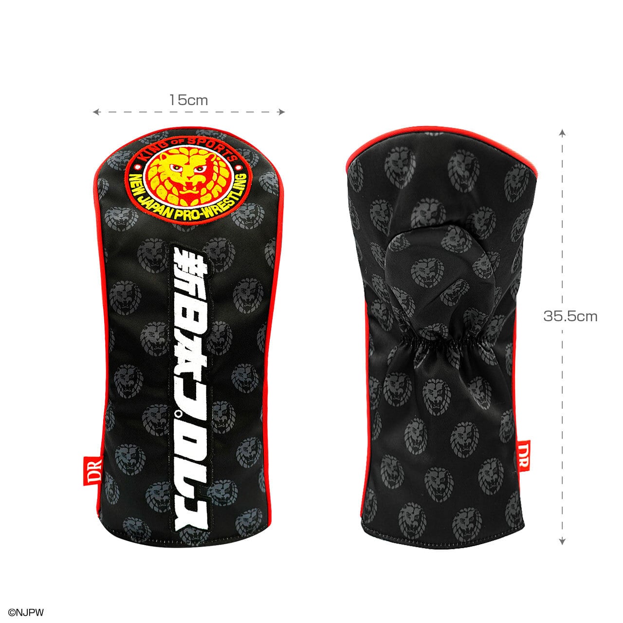 新日本プロレス ストレートタイプヘッドカバー（ドライバー用）