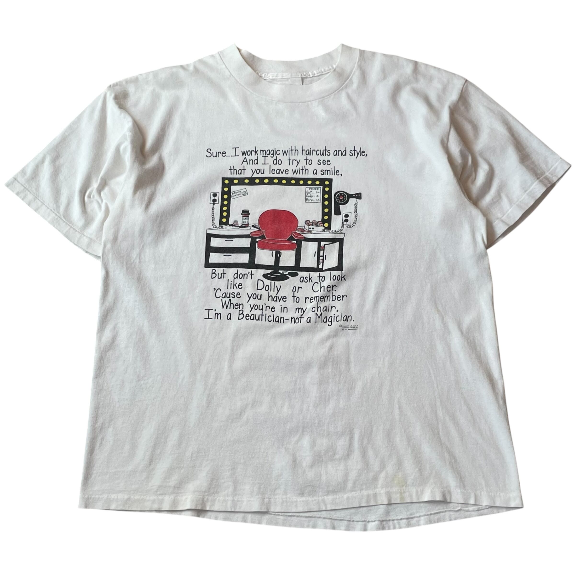 80s Message "I'm a Beautician Not Magician" T-shirt