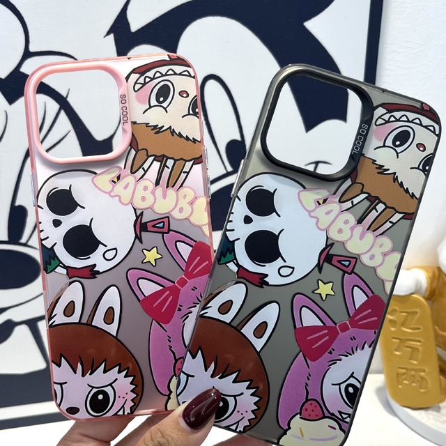 【期間限定】iPhone ケース 買うと1個プレゼント！LABUBU コンサート レインボーシルバー 高級可愛い カップル/親友プレゼント