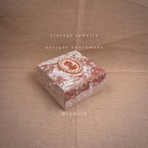 真珠カメオギフトラッピングセット(BOX×ショッパー)