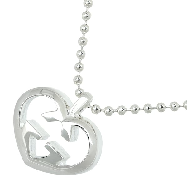 New GUCCI グッチ Love Britt ペンダント ネックレス ハート ラブ