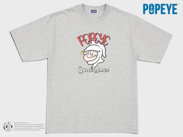 POPEYE　S/S Tee / GRAY　日本製