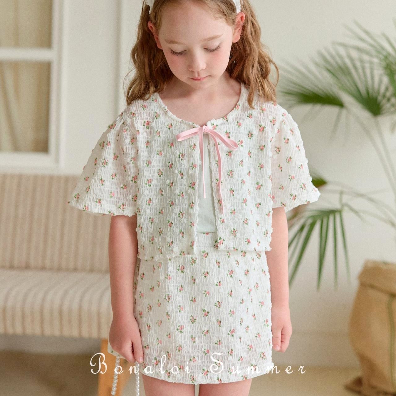 «sold out»«ジュニアサイズあり»«bonaloi» ボレロセットアップ