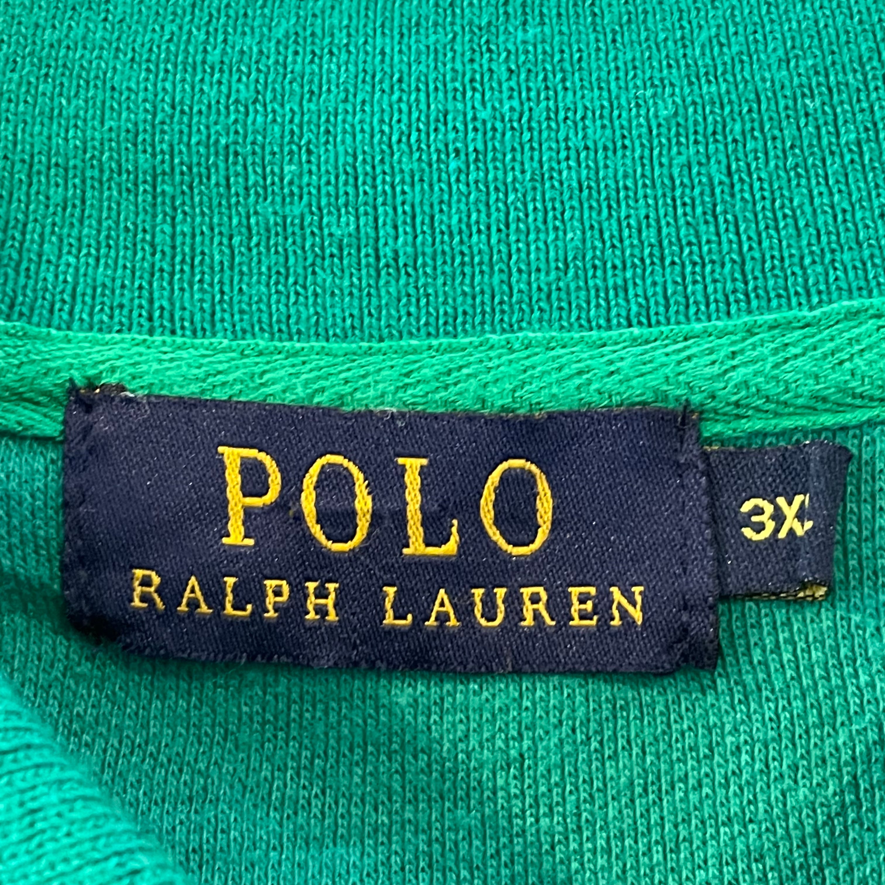 POLO RALPH LAUREN】ビッグサイズ ポロシャツ XXXL ワンポイント 刺繍