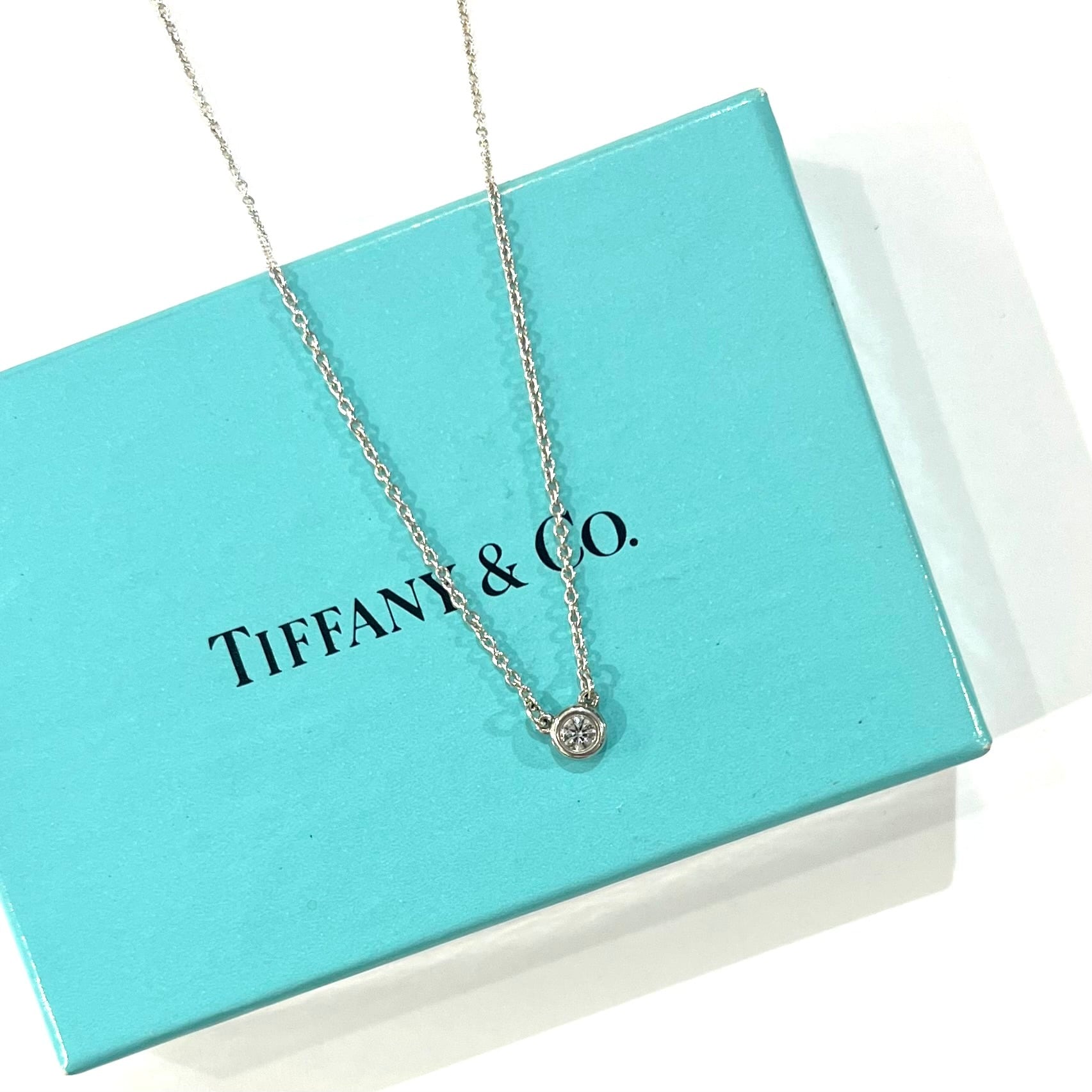 TIFFANY&CO.】2461 0.05ctダイヤモンド バイザヤード／シルバー925一粒