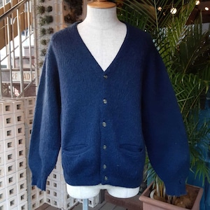 60~70's "Rob Scot " Mohair cardigan / 60~70年代 "ロブ スコット" モヘア カーディガン