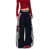ストリート フェイクレイヤード スウェットパンツ P352