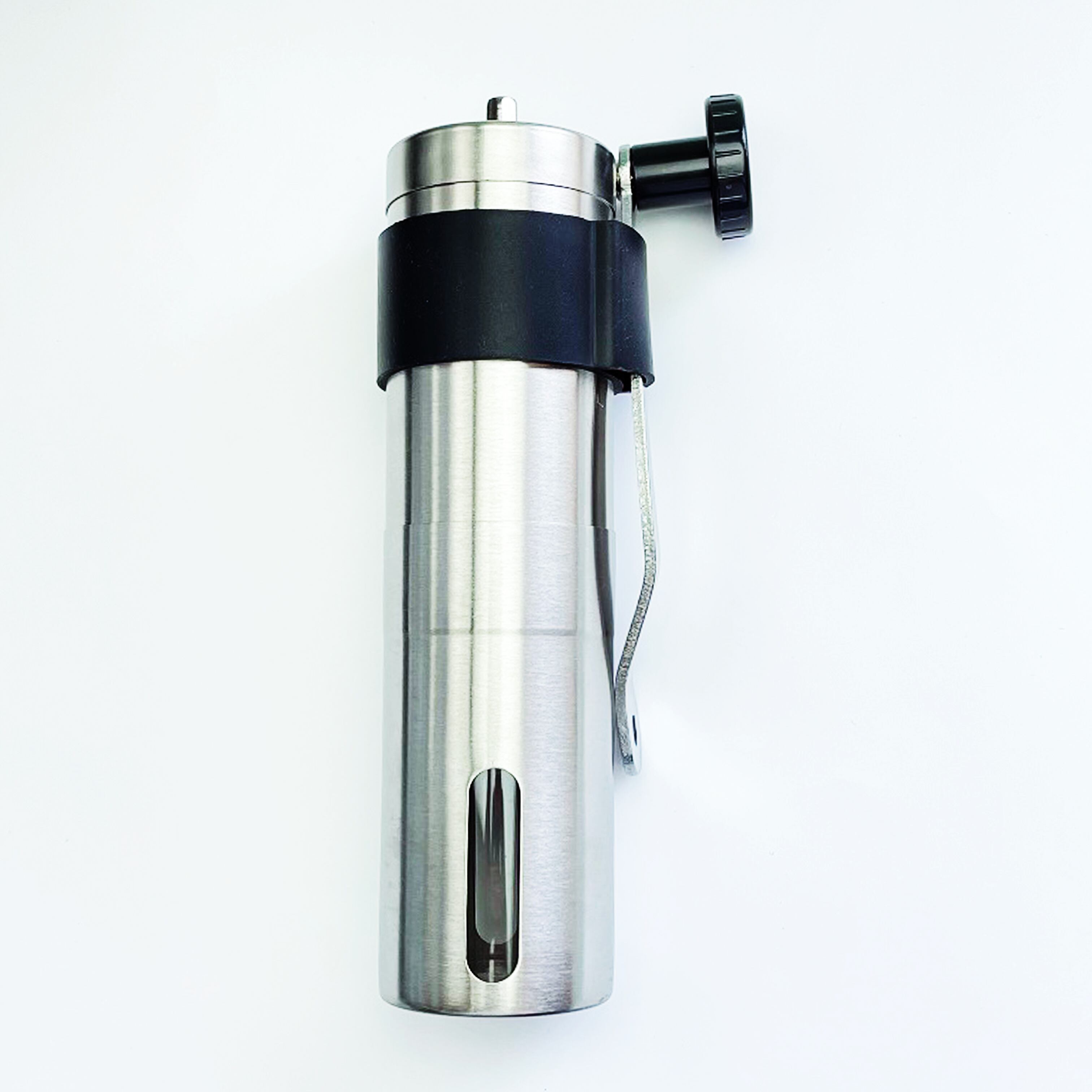 コーヒーミル（L） 手動 1~3杯分用 ハンドル収納ゴムカーバー付き SPO