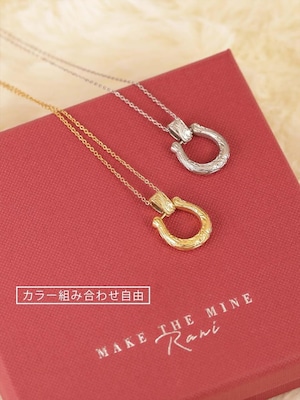 【Xmas 限定set A】horseshoe glasses holder necklace 2点セット(通常17,560円)