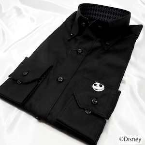 【Disney/ジャック・スケリントン】限定刺繍ワイシャツ Lサイズ