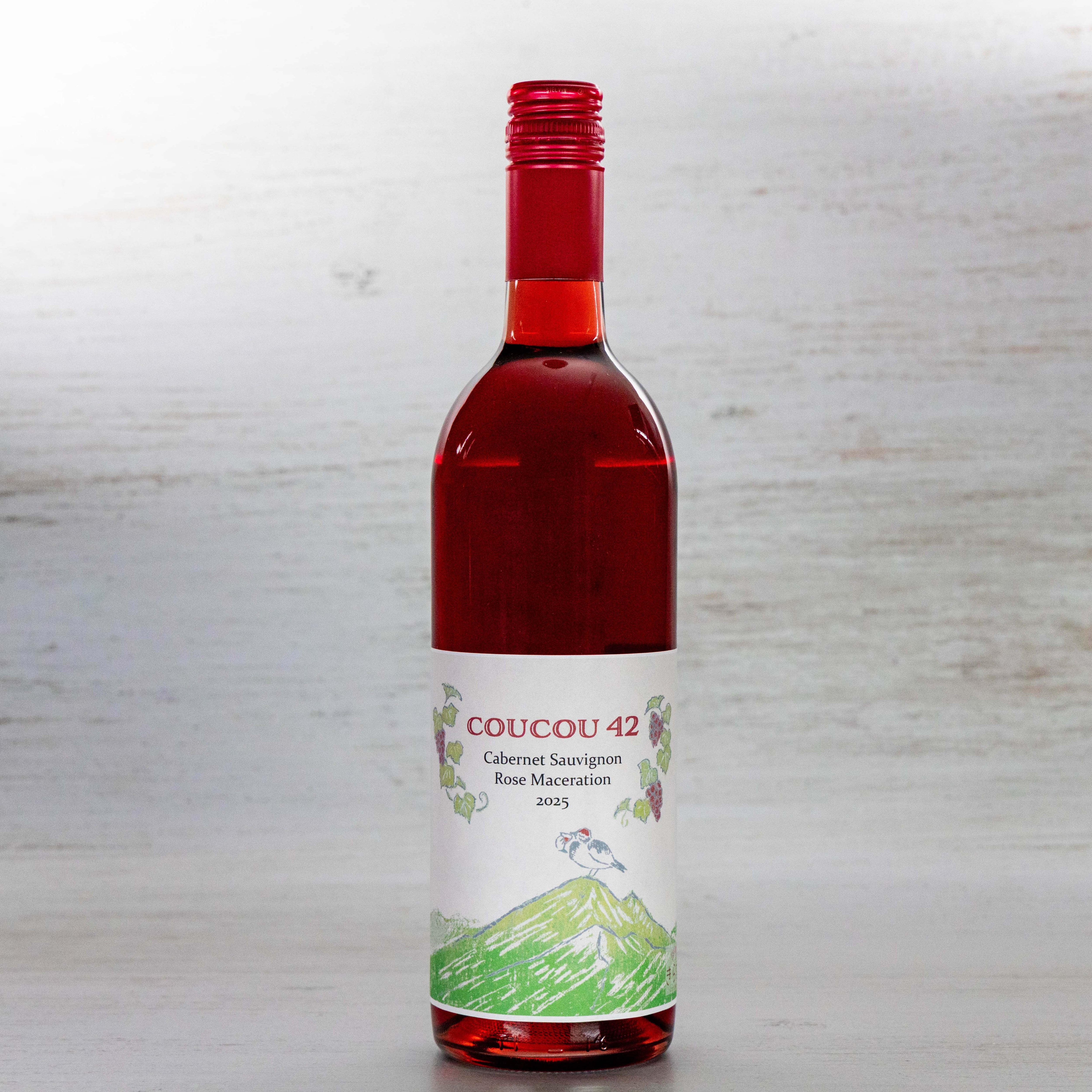 限定販売) 2025年ヴィンテージ 無濾過 ロゼワイン coucou 42 Cabernet