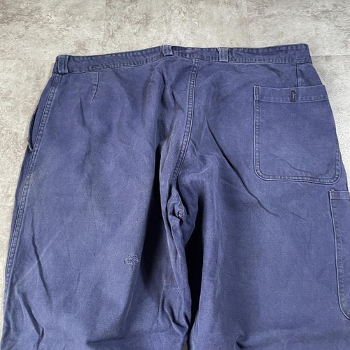 70s フランス軍 フレンチワーク コットン ブルー パンツ W39 詳細写真13
