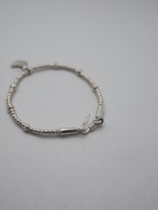 Karen silver , moon beads bracelet