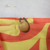 フラダンス 小物 バッグ トートバッグ パンドール オレンジ系 Paondor 日本製 ティアレ柄 ラウアエ柄 花柄 かわいい 華やか 鮮やか 橙 白 黄 緑 ハワイアン アロハ ハワイアンプリント フラ ダンス レッスン 練習 おしゃれ 色鮮やか ポップ