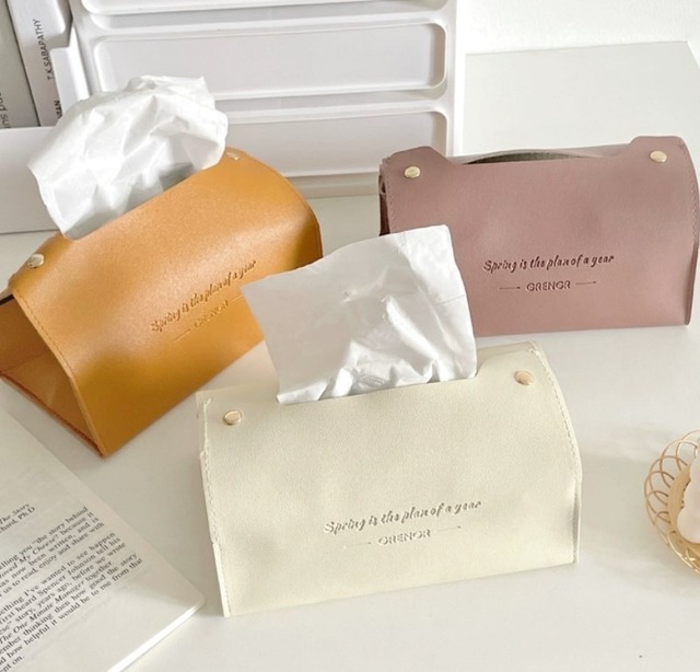 くすみカラー 韓国風 ティッシュカバー ティッシュケースインテリア 雑貨