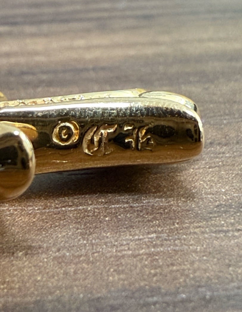 CHROME HEARTS クロムハーツ 22k ダイヤ タイニー CHクロス ネックレス