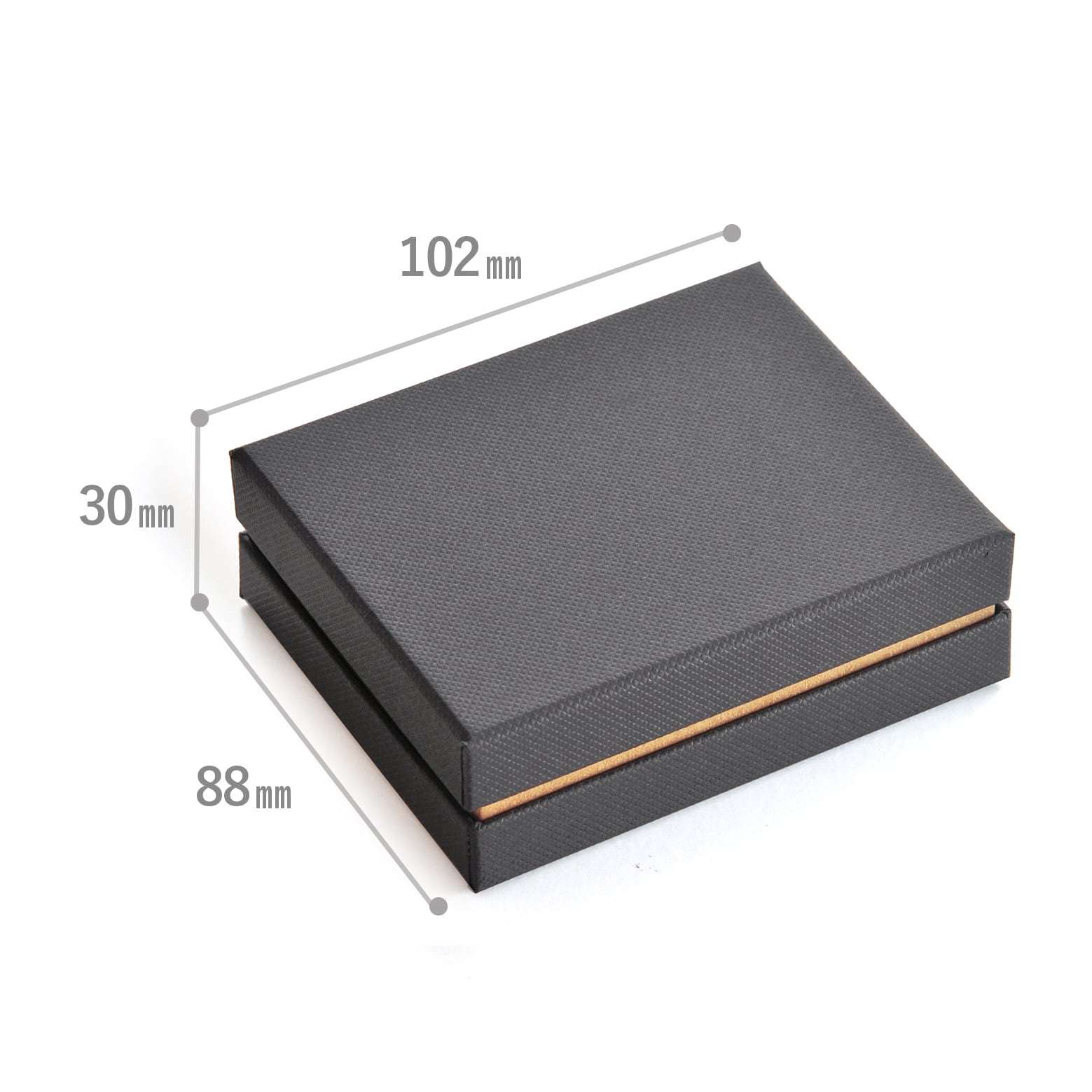 ジュエリーギフトボックス L 印籠型 スポンジ付 102×88×30mm ジュエリーギフトボックス L 印籠型 スポンジ付 102×88×30mm