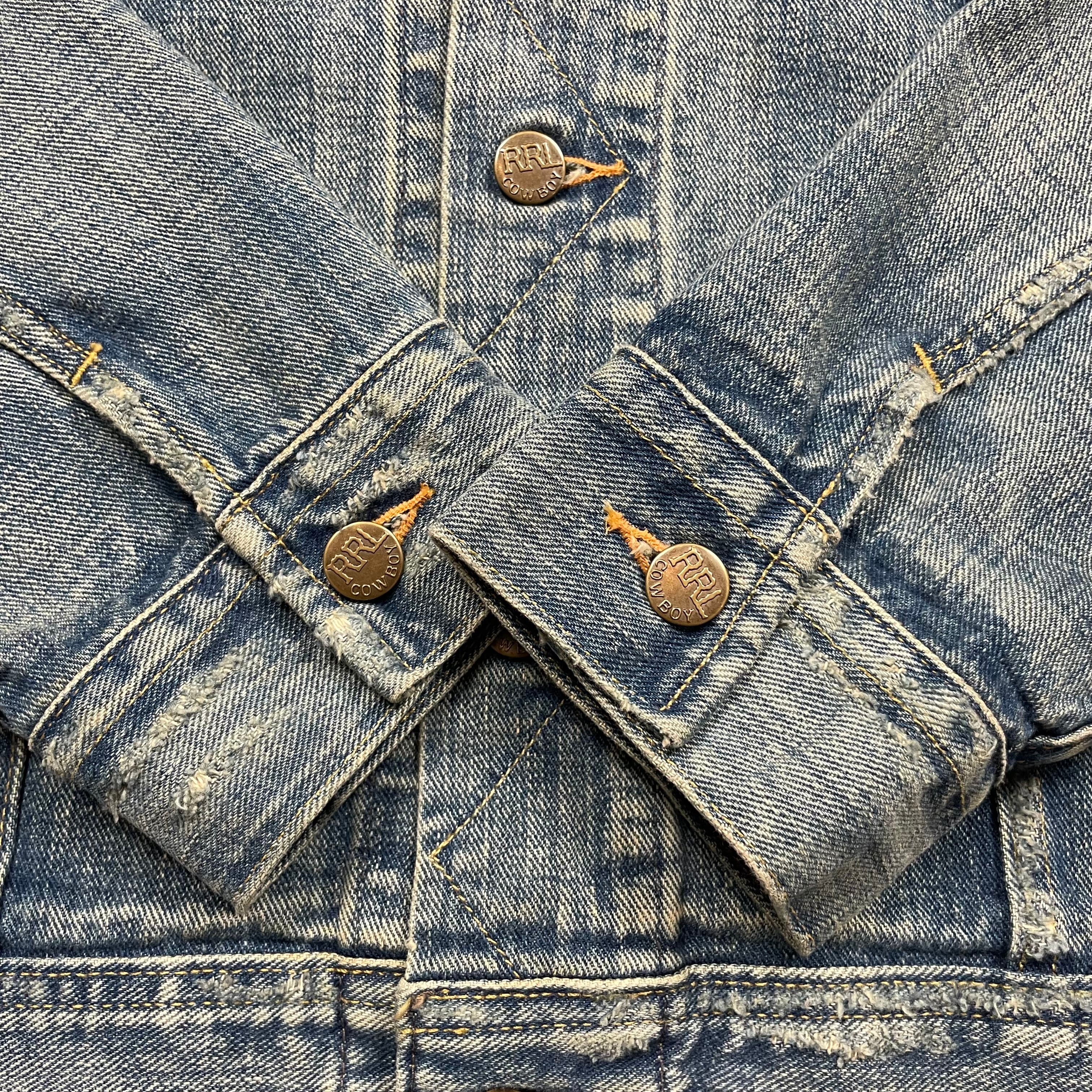 XL》 RRL ダブルアールエル デニムジャケット 101J型 色落ち フェード