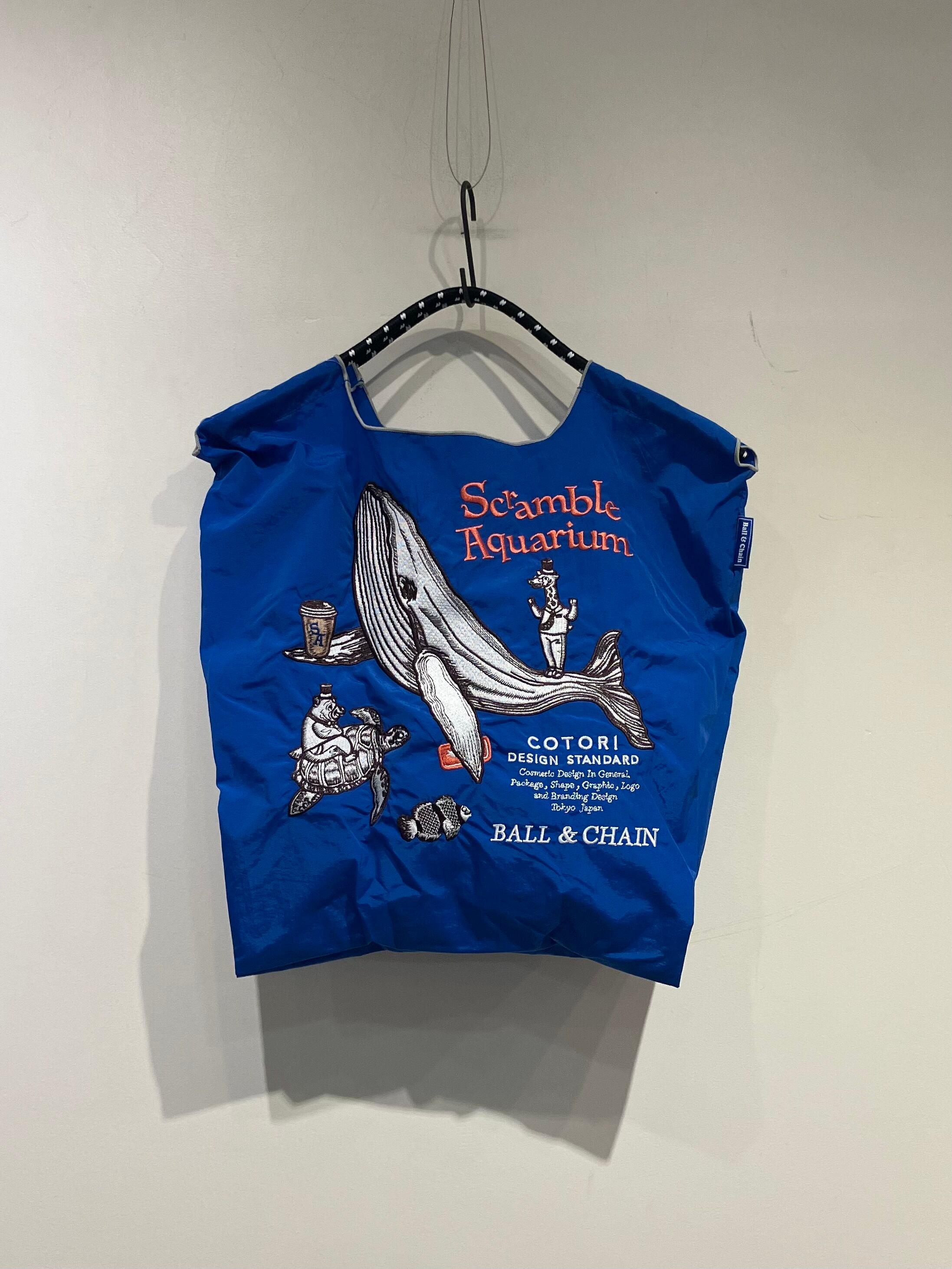 Ball&Chain ショッピングバッグ M size【C.WHALE】
