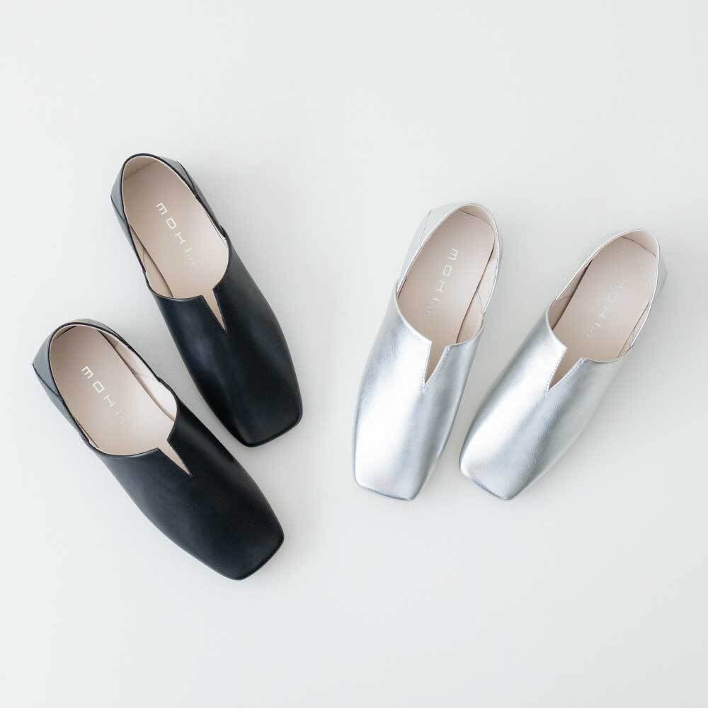 MOHI... スリットフラットシューズ
