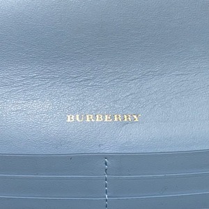BURBERRY bicolor leather wallet