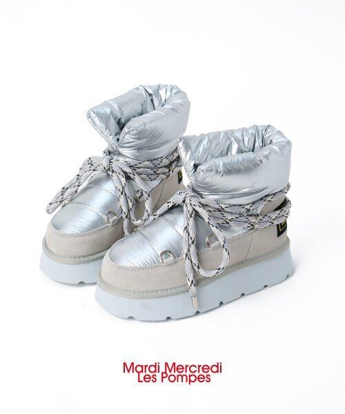 ★MARDI MERCREDI★REMPLIR BOOTS_SILVER★大人気★ ☆New Jeans ミンジ 着用!!【Mardi Mercredi】REMPLIR BOOTS