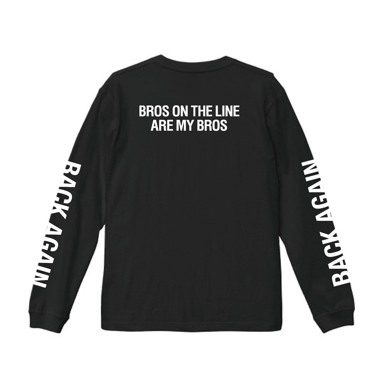善悪 BACK AGAIN LONG SHIRTS black | RSLANG