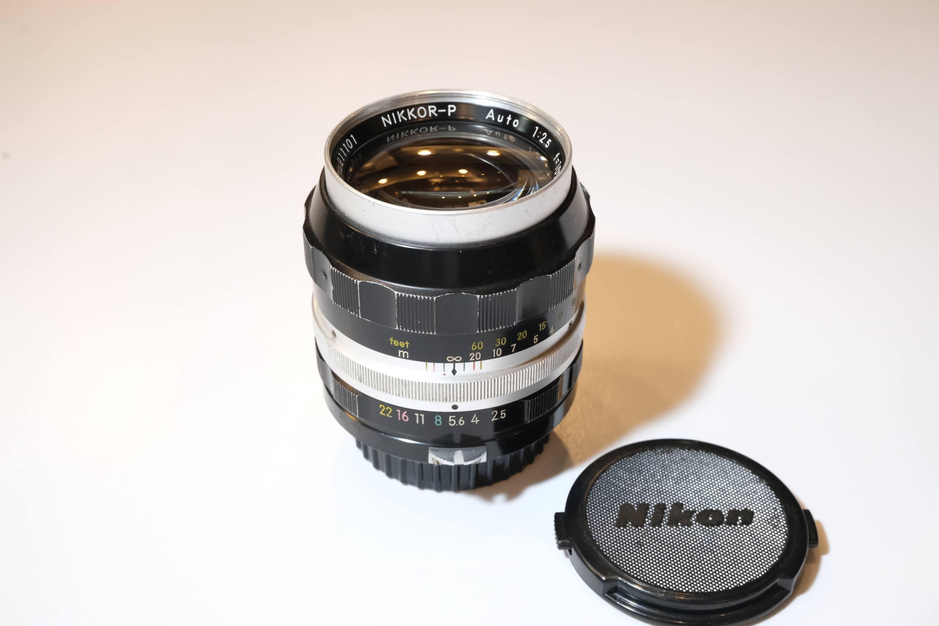 Nikon Nikkor-P Auto 105mm F2.5【フォト工房キィートス整備済・送料