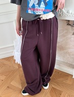 【25aw】Overlock-line loose Pants_3colors