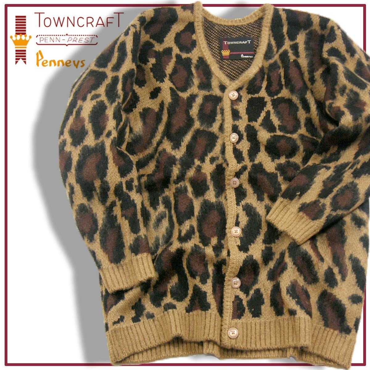 TOWNCRAFT ／ タウンクラフト シャギーニット カーディガン ニット