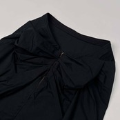 イタリア製 LANVIN ランバン デザイン スカート 36 /ブラック/レディース/コロネット代理