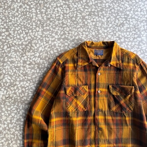 PENDLETON / 70’s Wool Board Shirt size L
