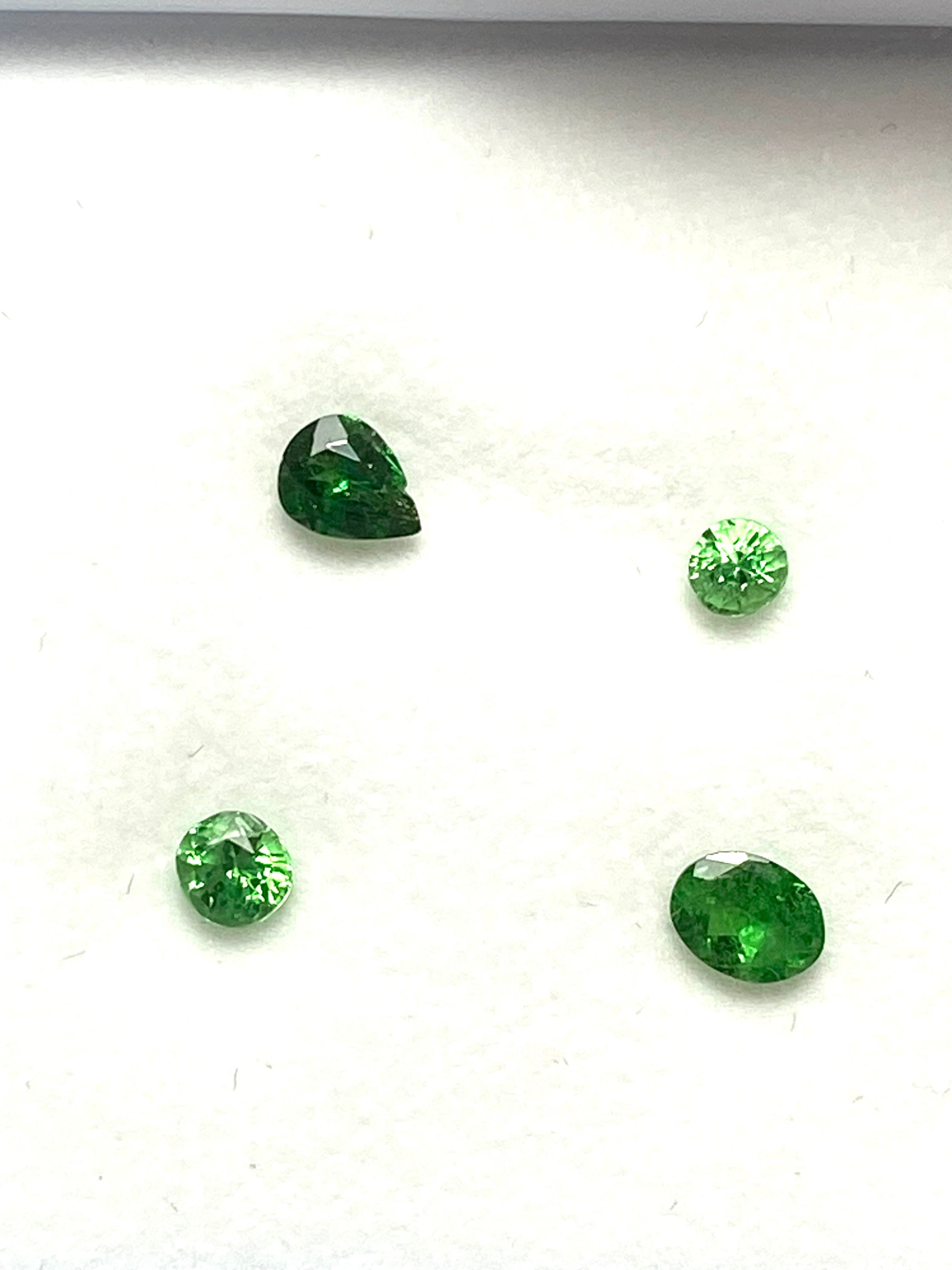 15.ツァボライト4石BOX［No.HA-4272］ | デザインアトリエ -kakera-