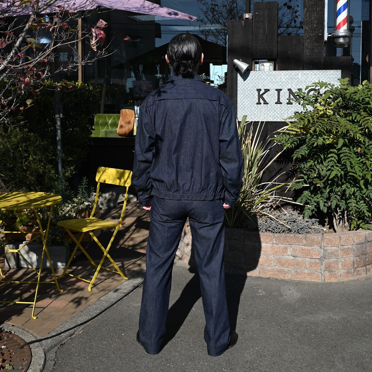 OLD JOE / DOUBLE-PLEATED SMARTY TROUSER