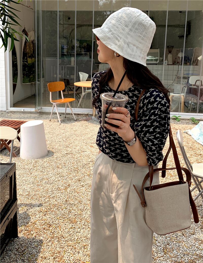 Tシャツ サマーソリッド カラー薄手カジュアルパンツ 夏物 ソリッドカラー ビッグFスモールZ韓国95378103159