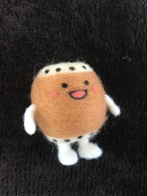 ふわふわ太鼓ちゃん（羊毛フェルト）